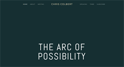 Desktop Screenshot of chriscolbert.com